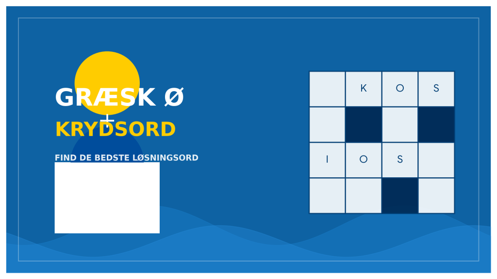 Græsk ø krydsord